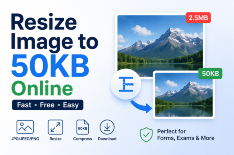 Resize Image to 50KB Online Without Losing Quality